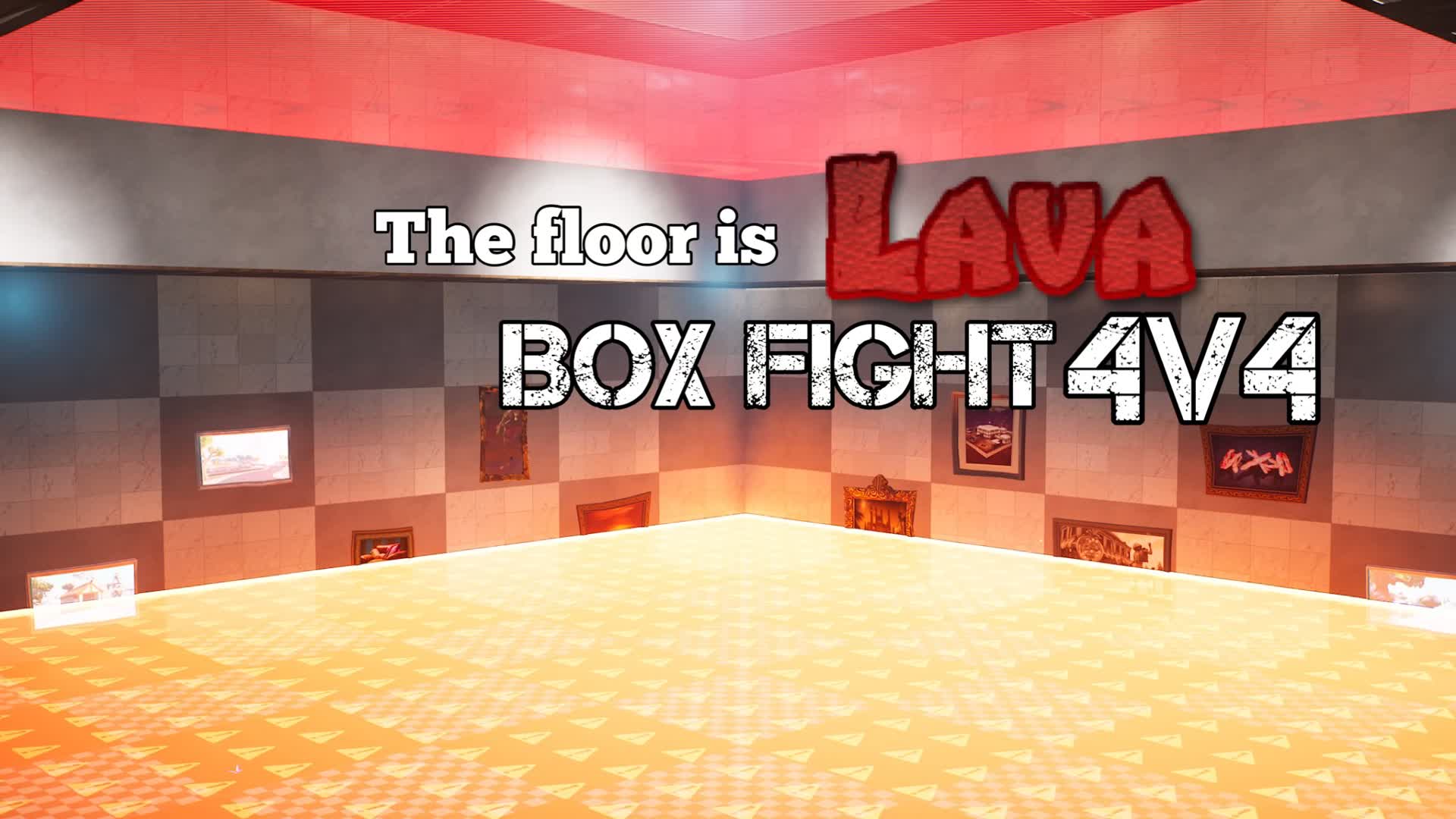 The floor is lava box fight (4v4)