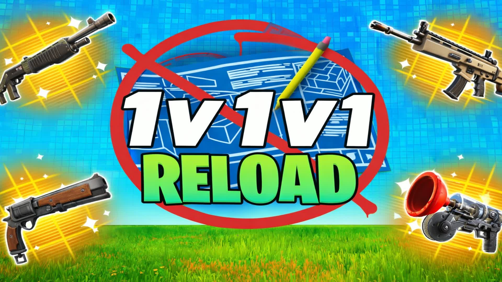 1v1v1v1 RELOAD NO BUILD
