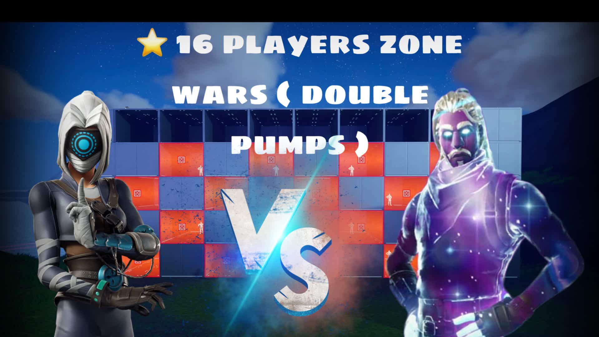 ⭐️16 Players ZONE WARS (double pumps) ⭐️