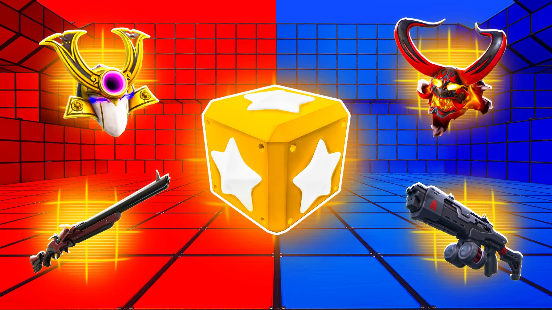 🔴 LUCKY BLOCK RED VS BLUE 🔵