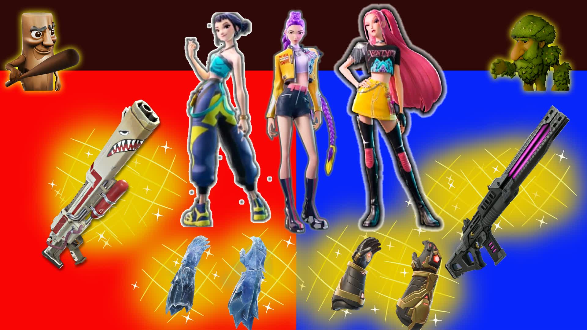 🔴SUPER RED VS BLUE K-POP FUN🔵