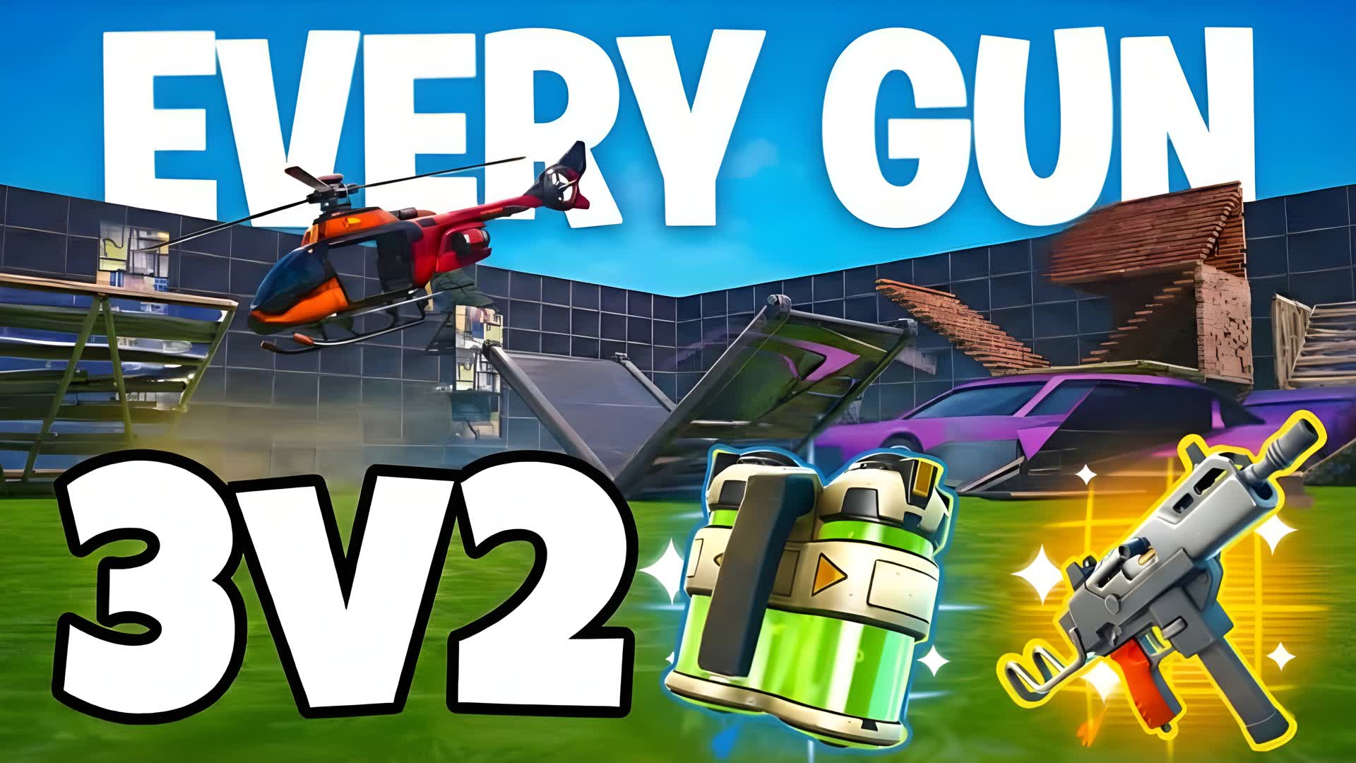WITH ALL NEW GUNS 3V2 ALL WEAPONS