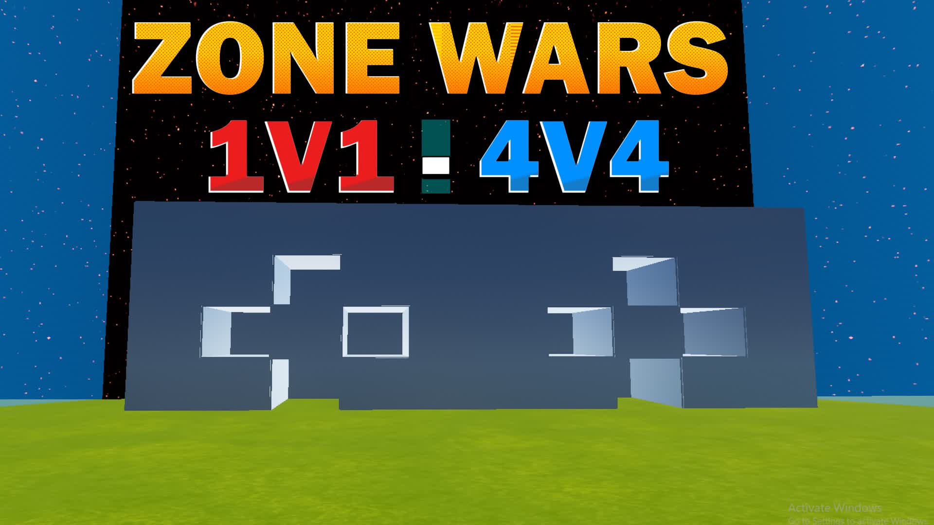 1v1-4v4 ZONE WARS MAP