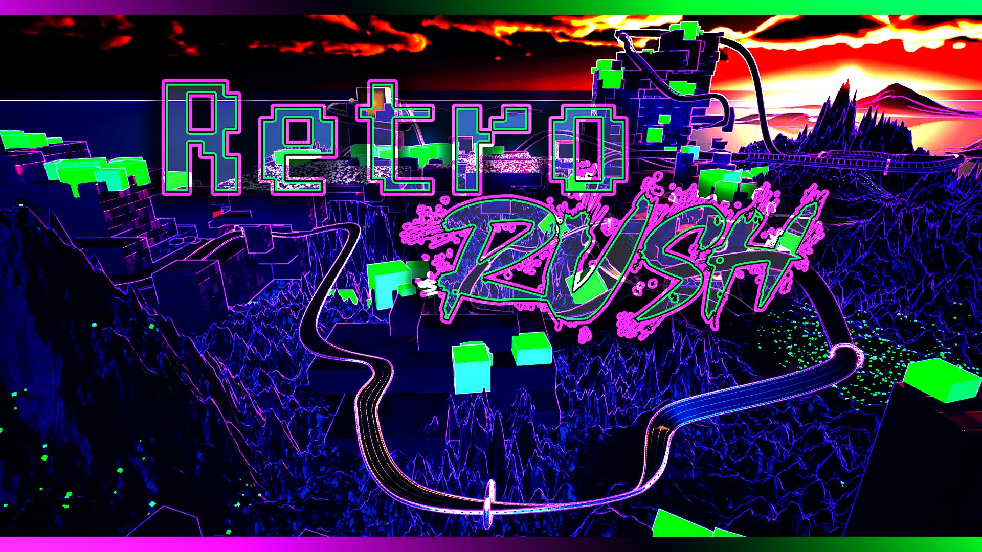 Retro Rush - Neon Cube Race