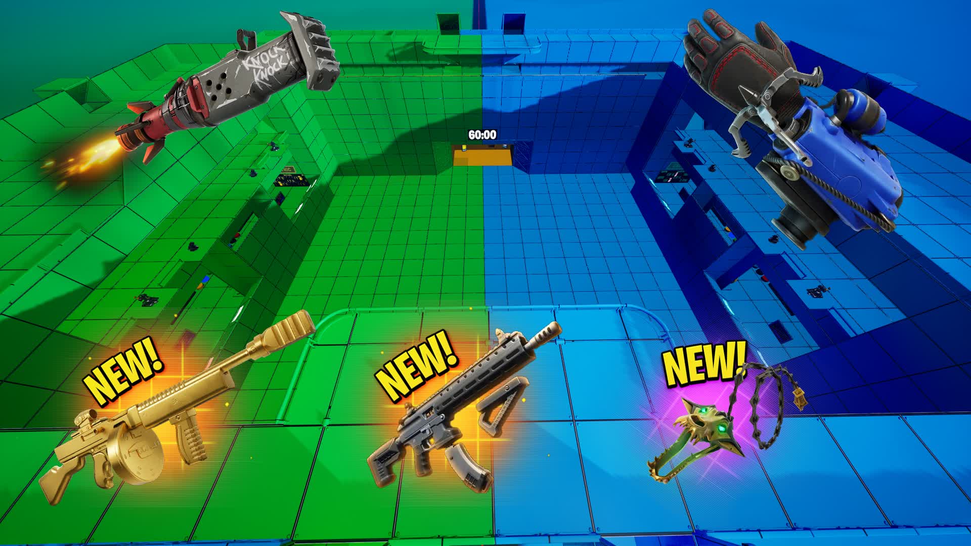 CRAZYY GREEN VS BLUE