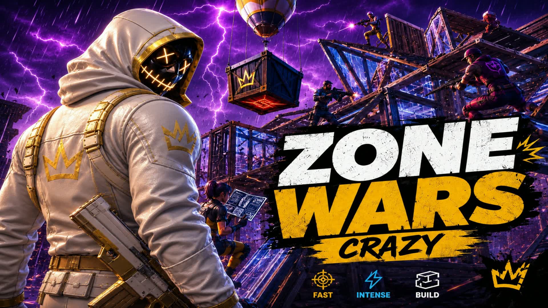 Zone wars crazy solo