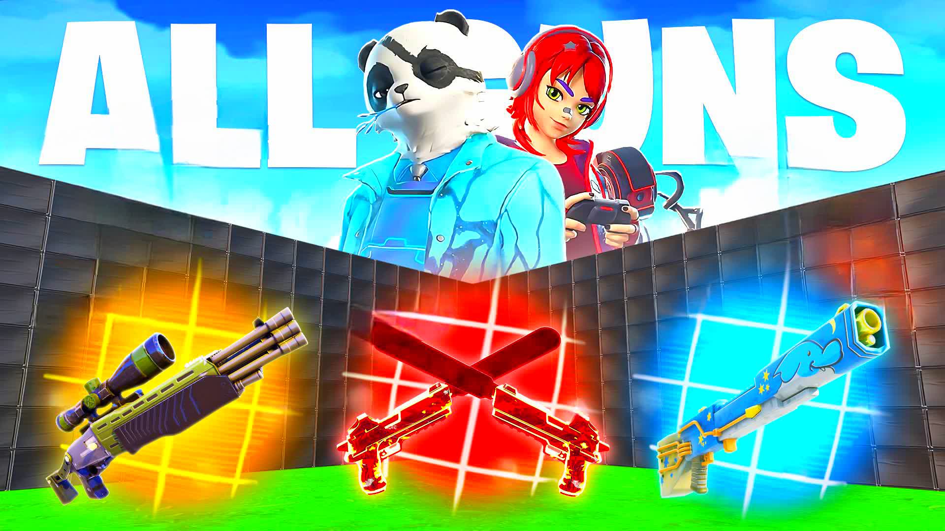 MEGA ALL GUNS 1V1 FFA 3533-5211-7130⭐️