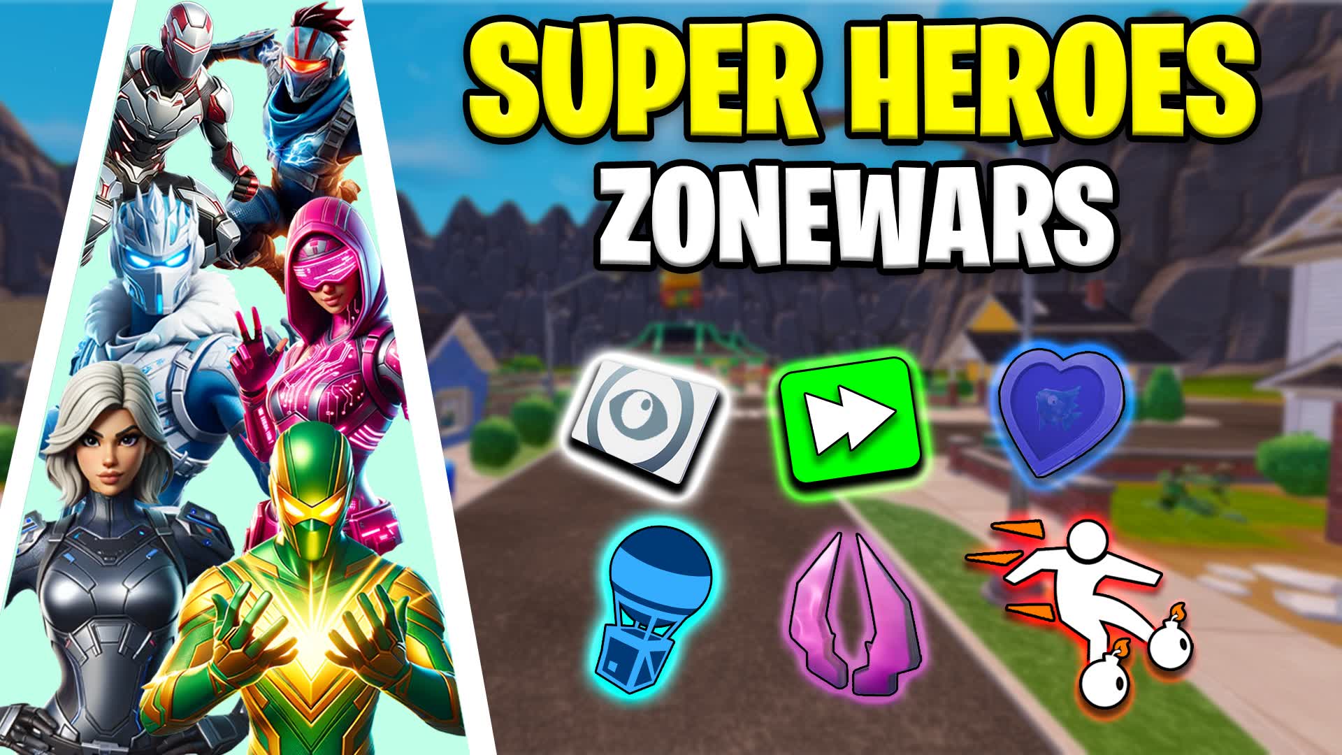 🦸‍♂️ SUPER HERO ZONEWARS