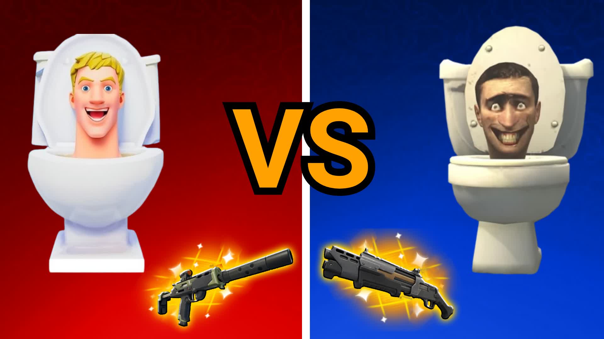 SKIBIDI TOILET RED VS BLUE