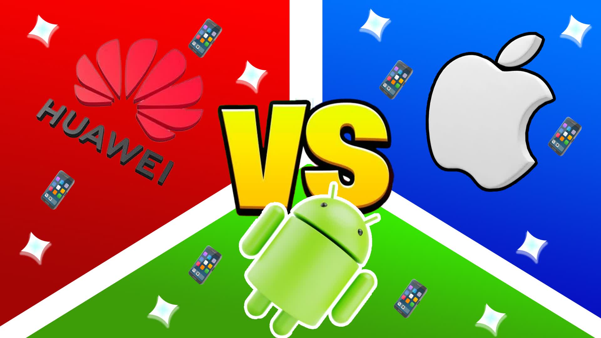 📱HUAWEI VS IPHONE VS SAMSUNG