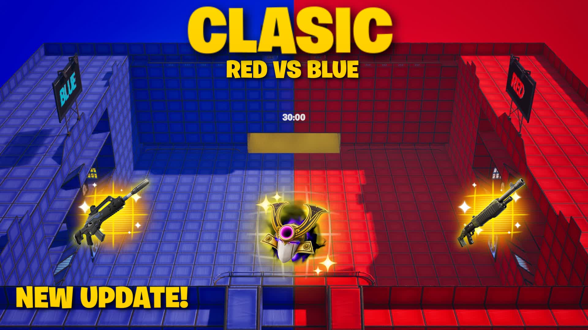 CLASIC RED VS BLUE 🔴🔵 UPDATED