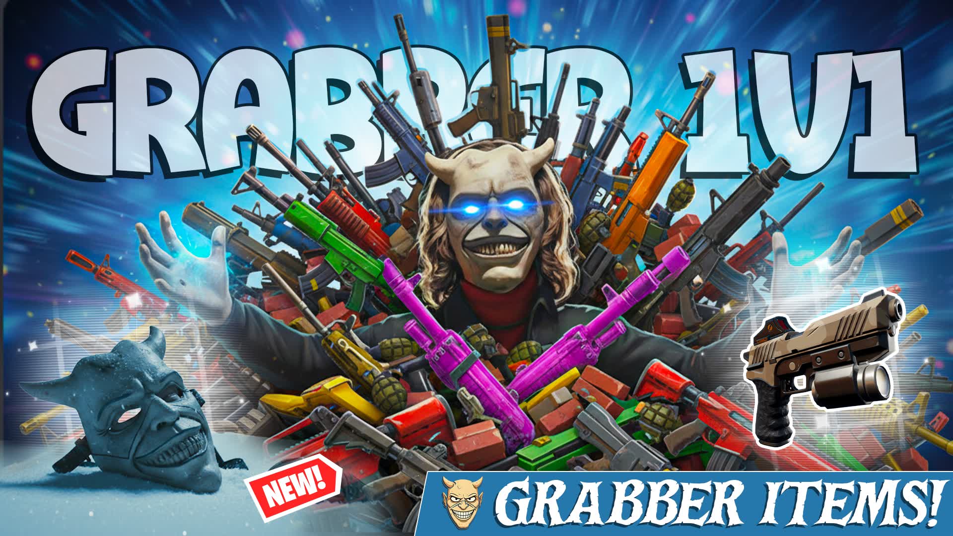 THE GRABBER FIGHTS 1V1 W EVERY GUN