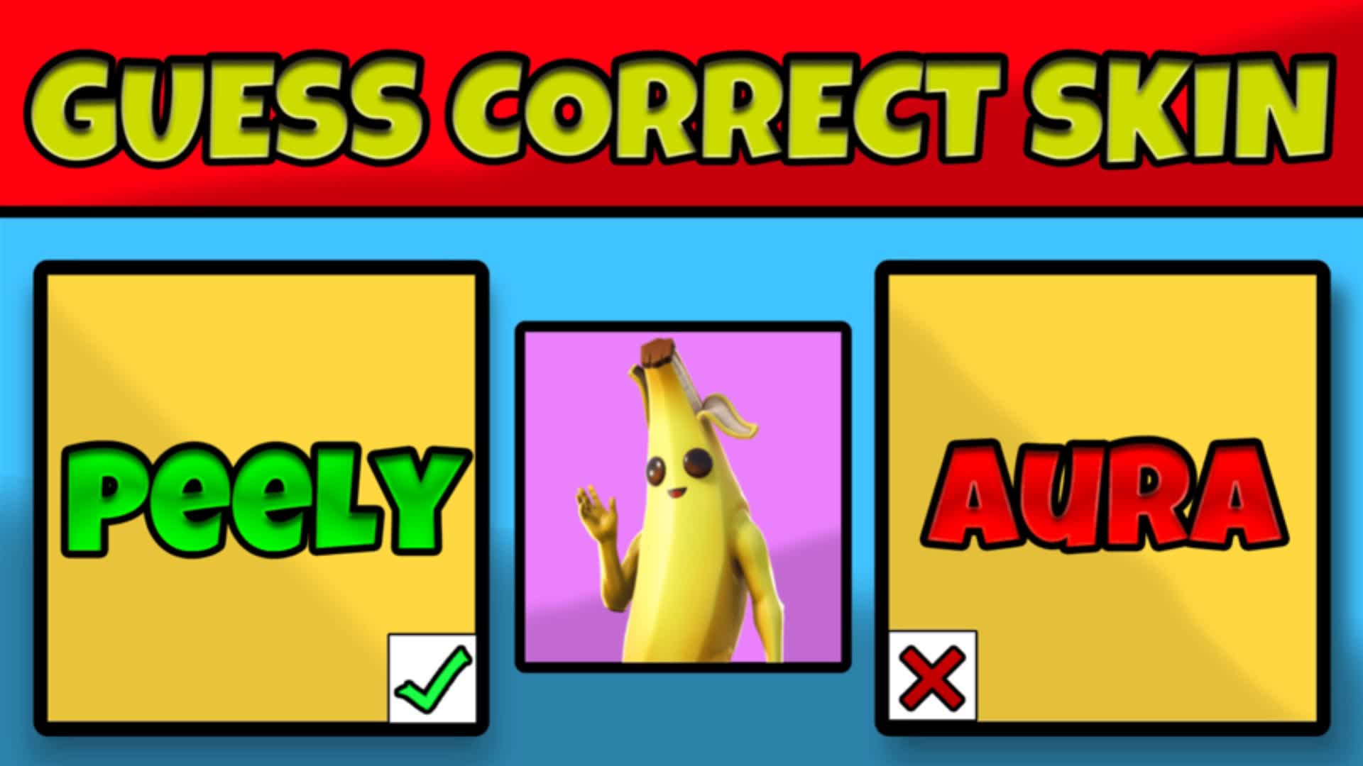 GUESS THE CORRECT SKIN🔎