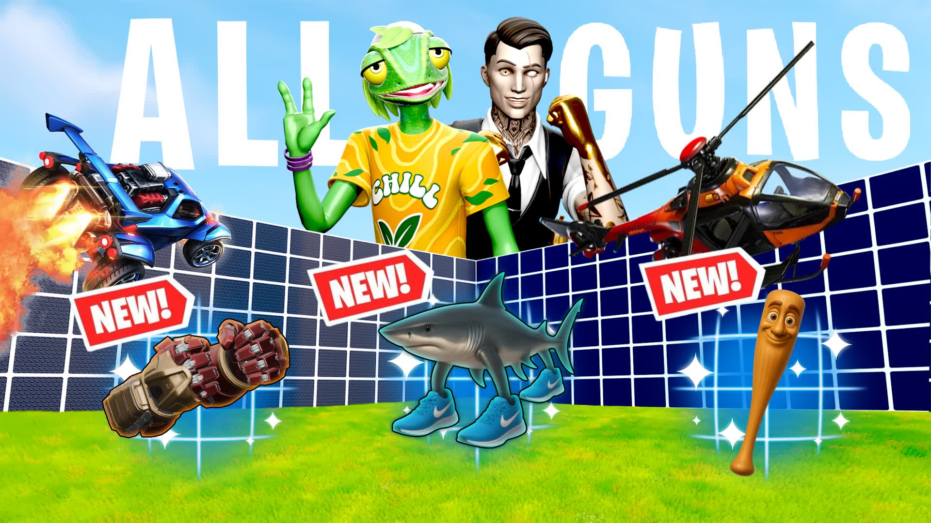 CRAZY 1V1 SUPER ALL GUN & VEHICLES SDMR
