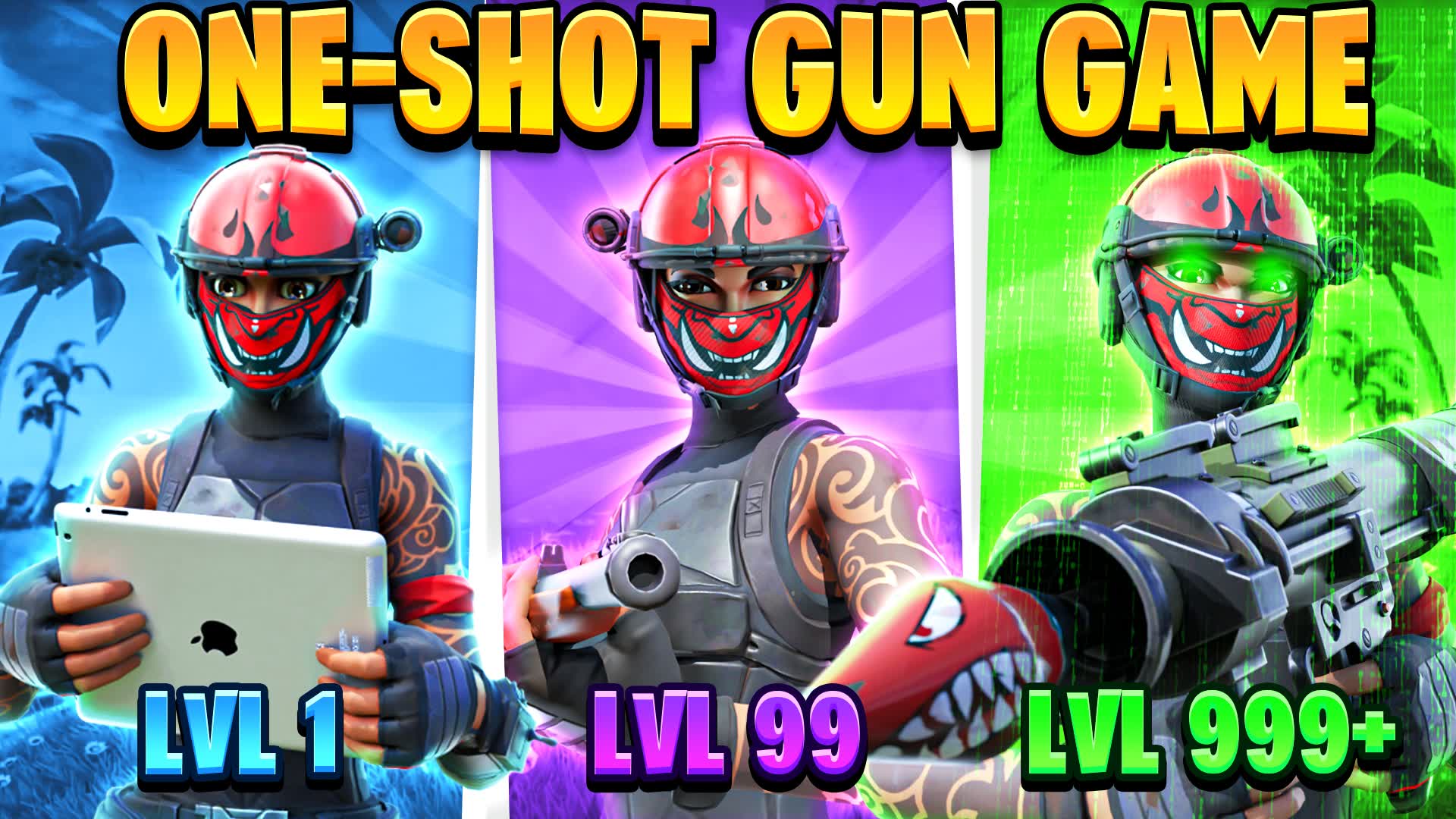 TILTED TOWERS ONE-SHOT🎯GUN GAME 🔫