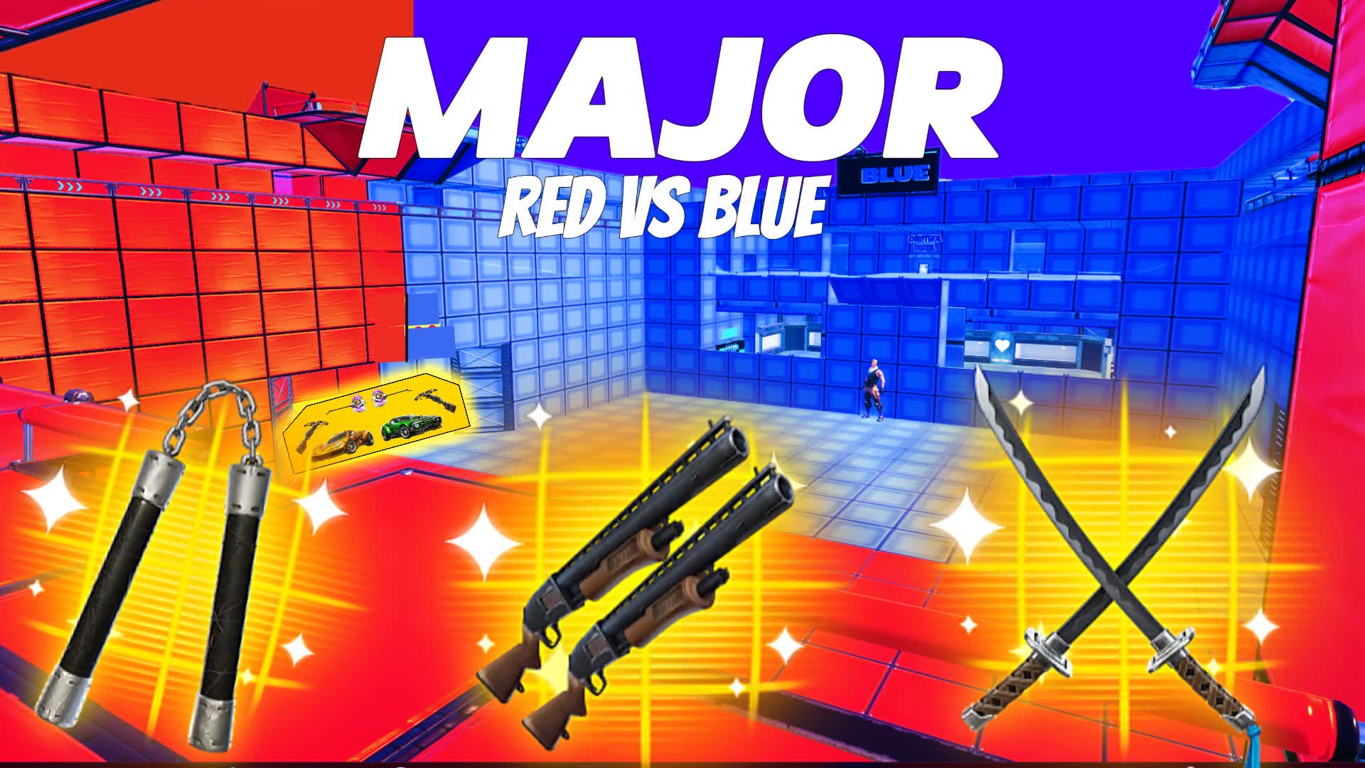 MAJOR RED VS BLUE - TMNT 🔴🔵