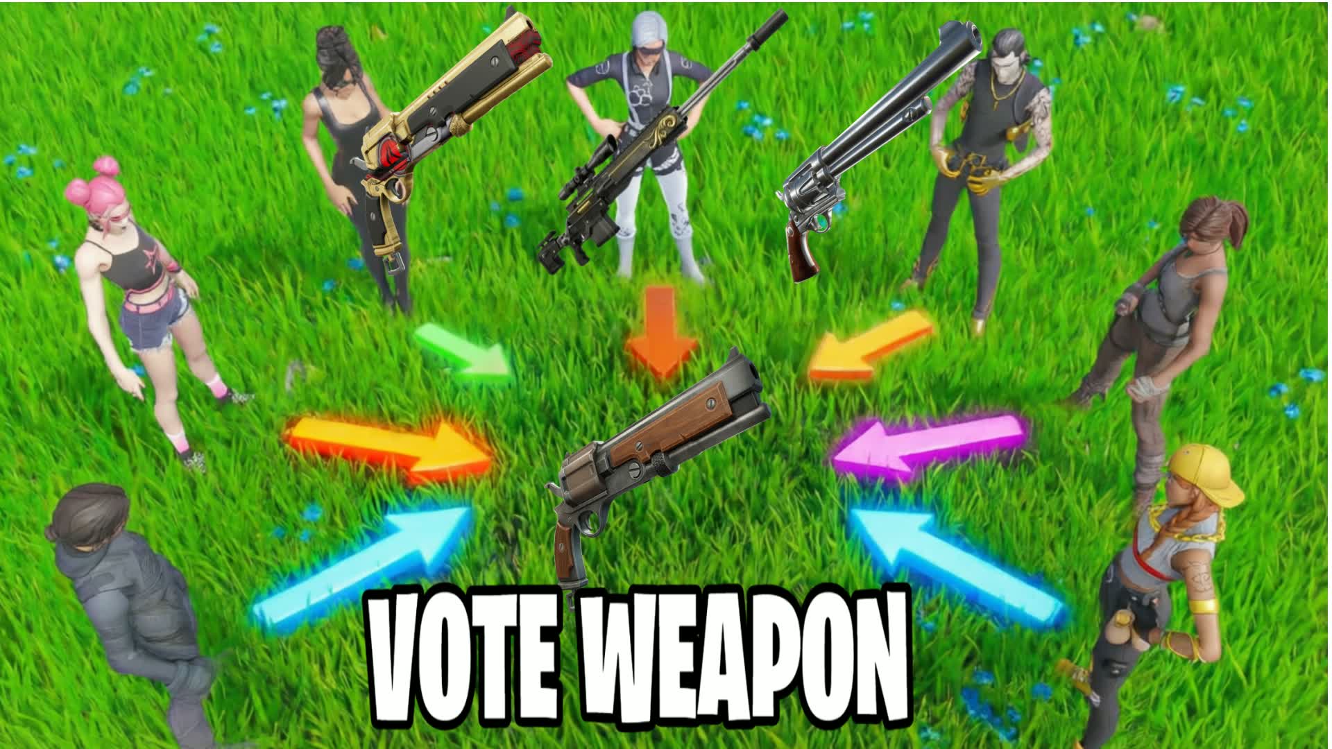 SHOOT OR DIE 💀[ Vote Weapon ]