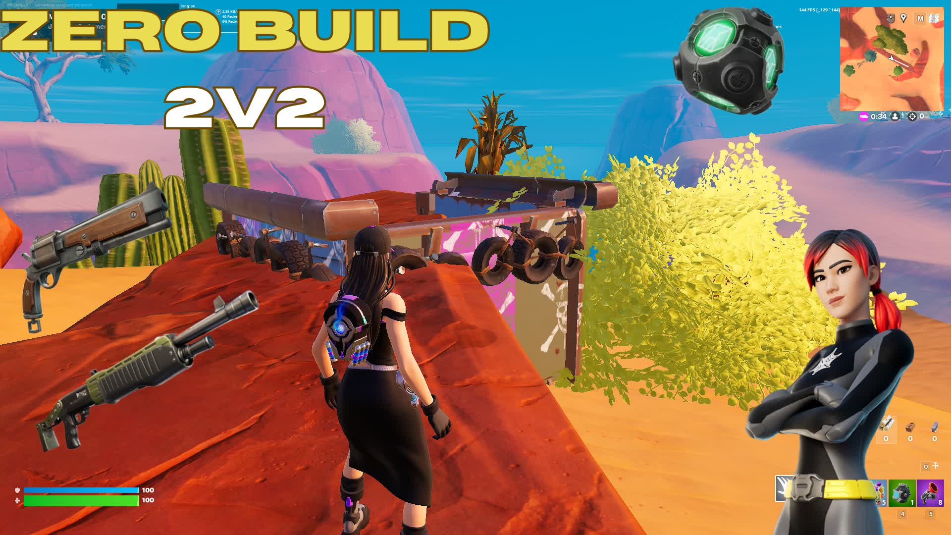 ZERO BUILD 2V2 DESERTO!