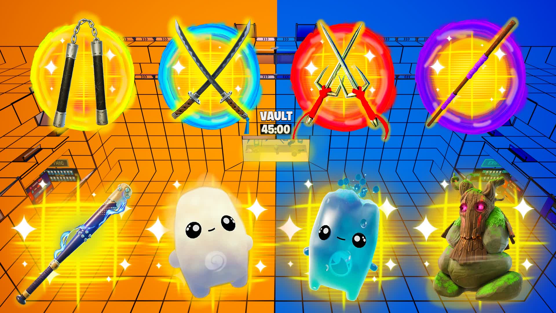 TMNT LEGEND ORANGE VS BLUE 🟠🔵