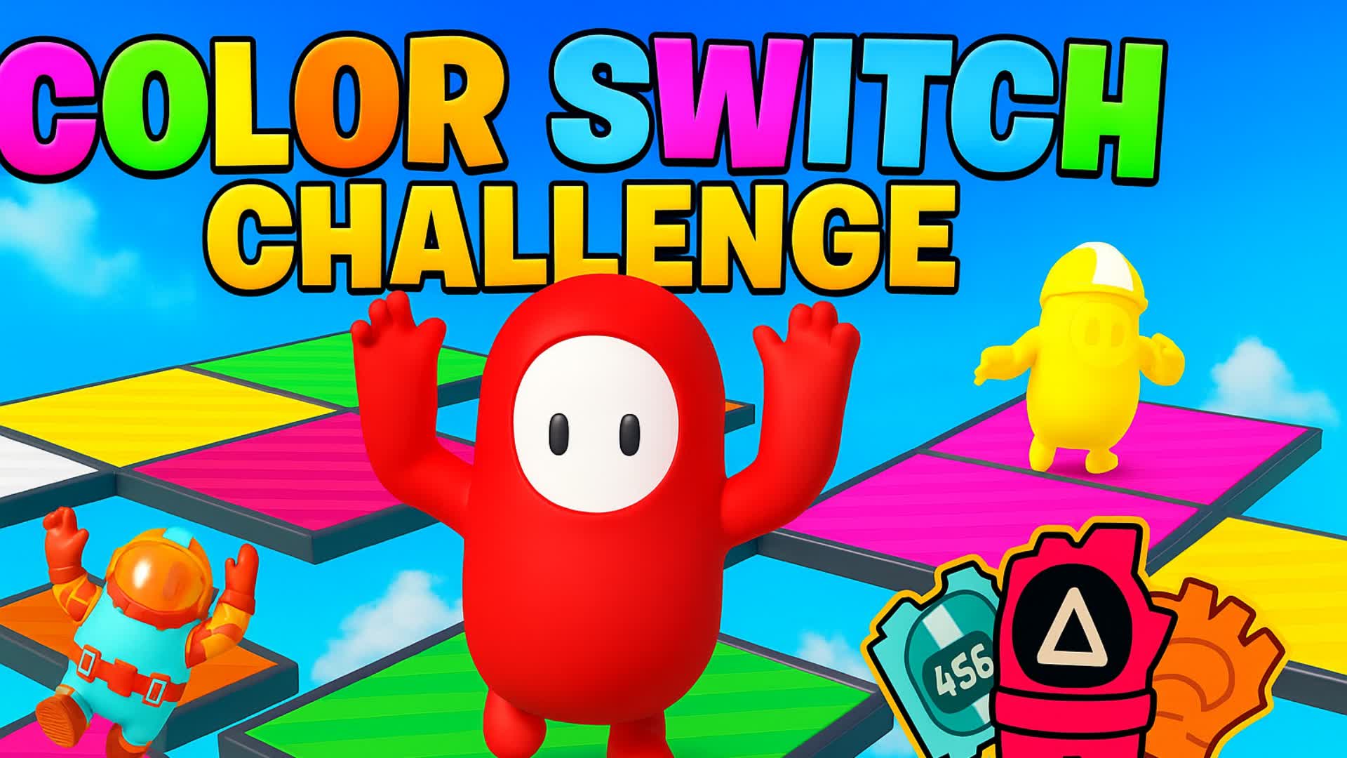 🌈  COLOR SWITCH CHALLENGE - FALL GUYS