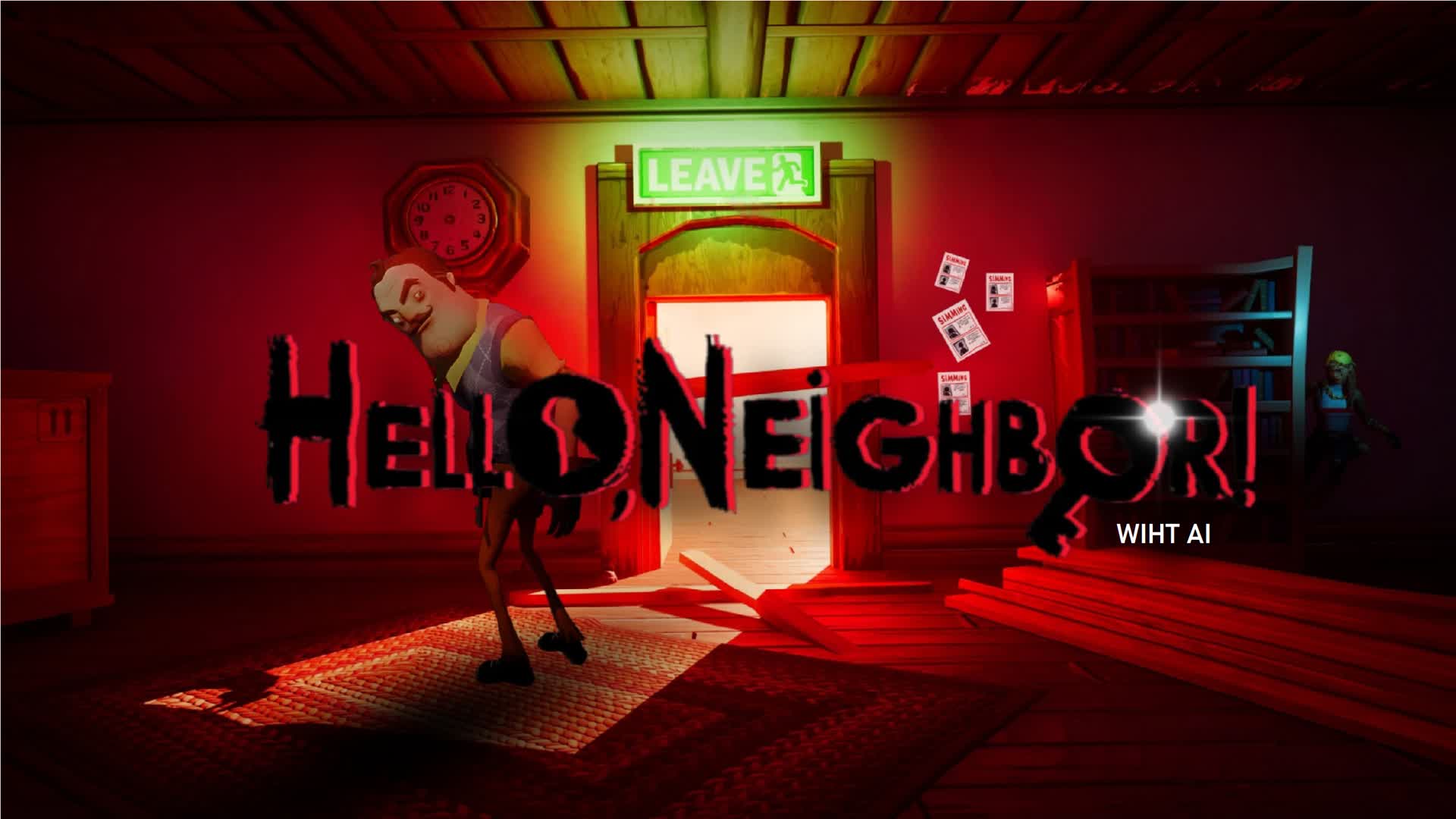 Hello neighbour with AI ⚙🧠🔑