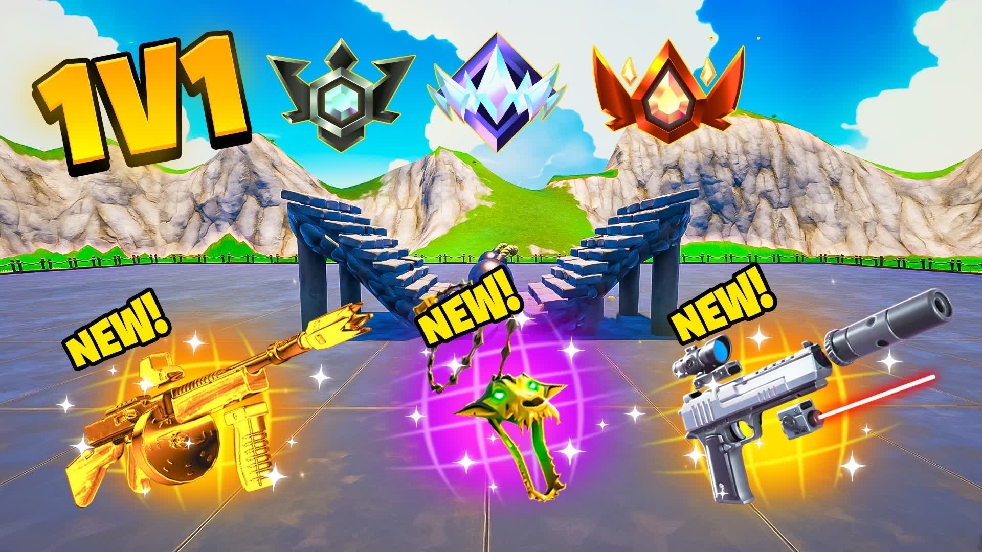 CUSTOM WEAPONS 1V1 FFA🌟
