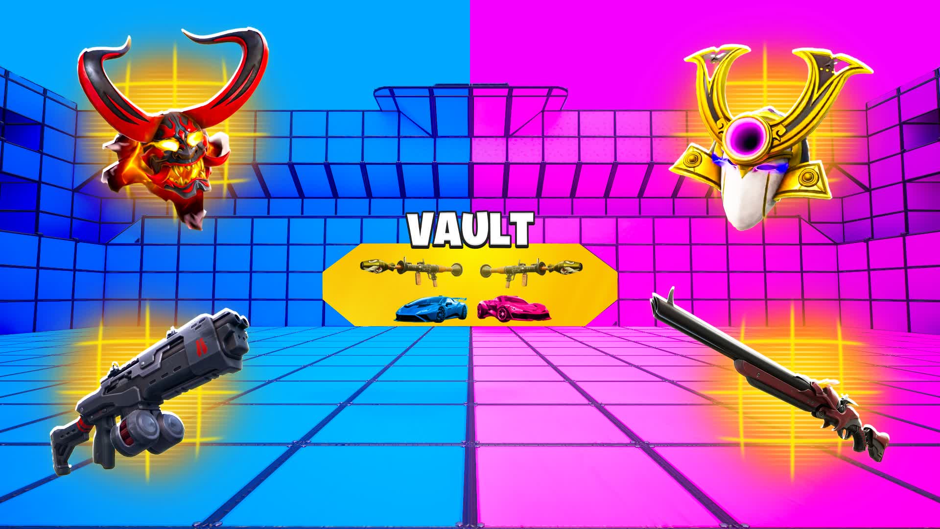 INSANE BLUE VS PINK HERO RVB🔴🔵 UPDATED