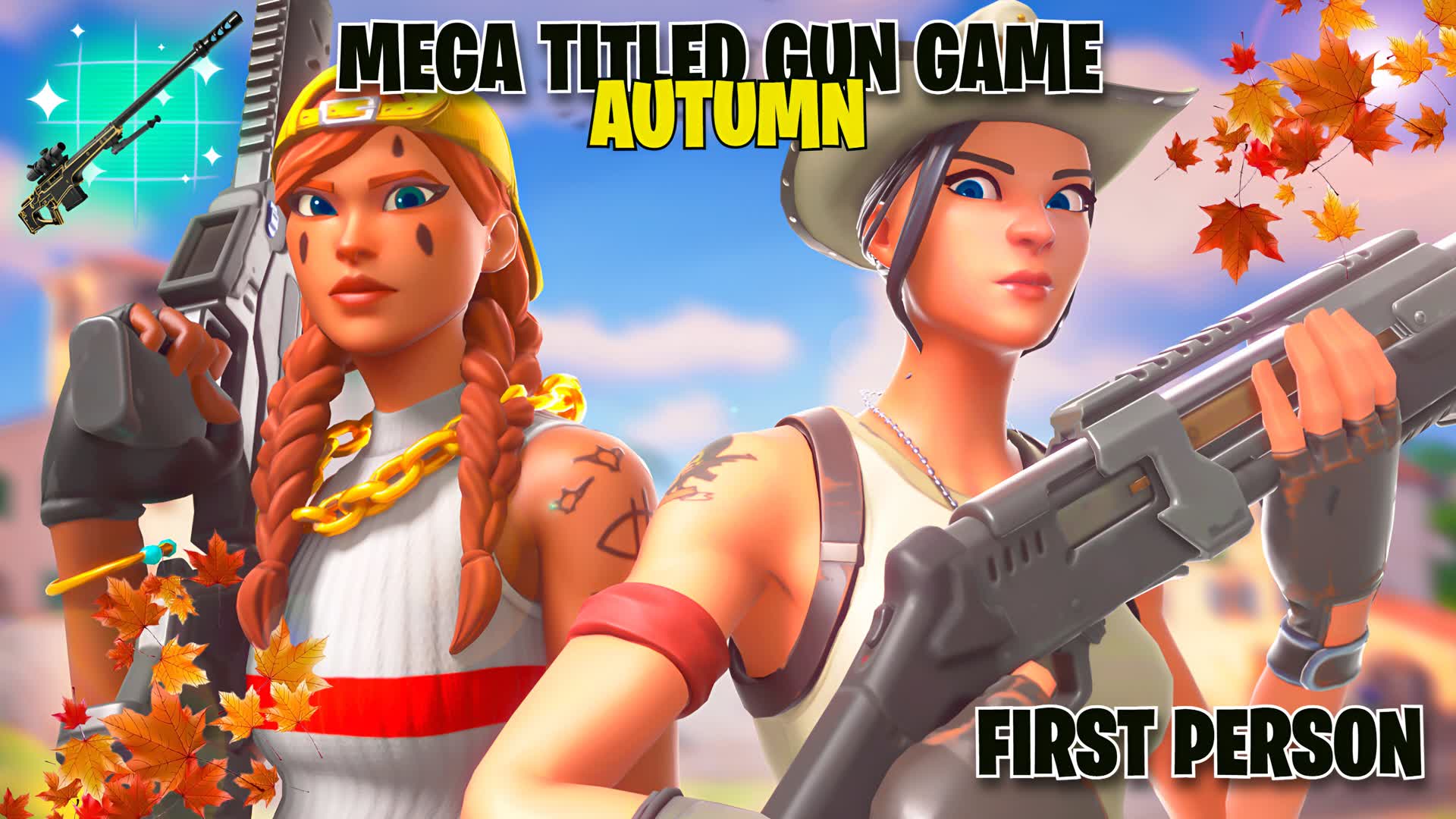 MEGA GUN GAME 🔫 AUTUMN🍁 (FIRST PERSON)