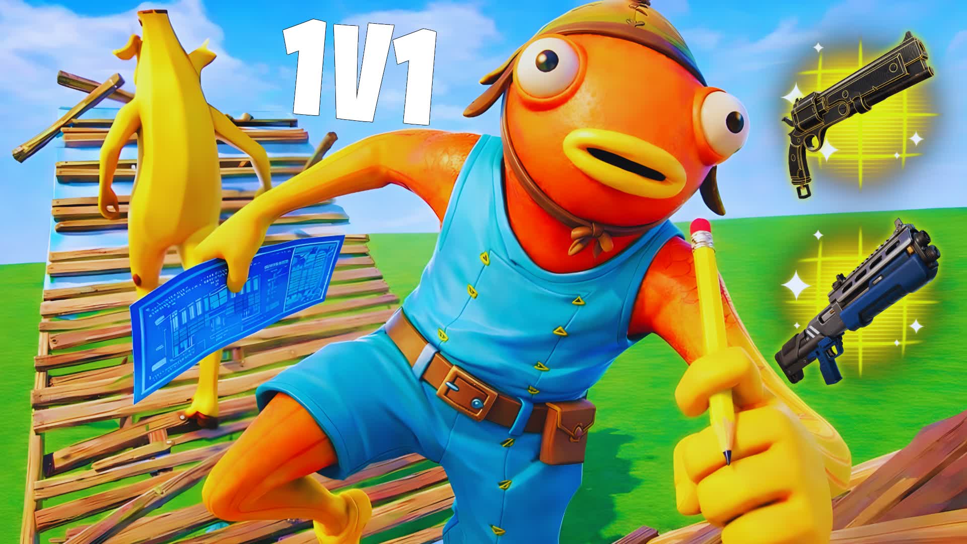 1V1 PVP ALL GUNS - 12 PLAYERS 1V1V1 🎯