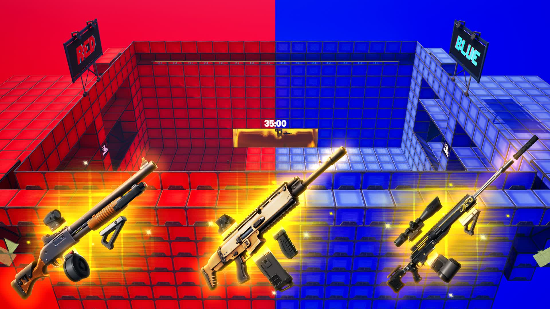 MEGA RED VS BLUE ALL WEAPONS