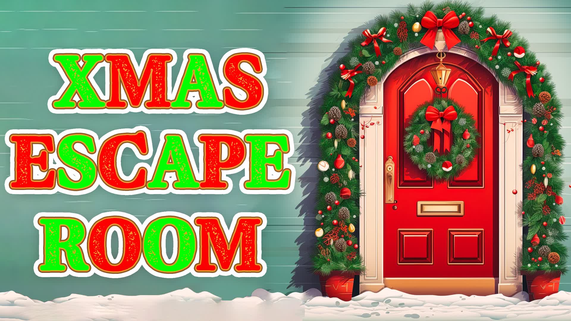 CHRISTMAS ESCAPE ROOM🚪! FIRST PERSON
