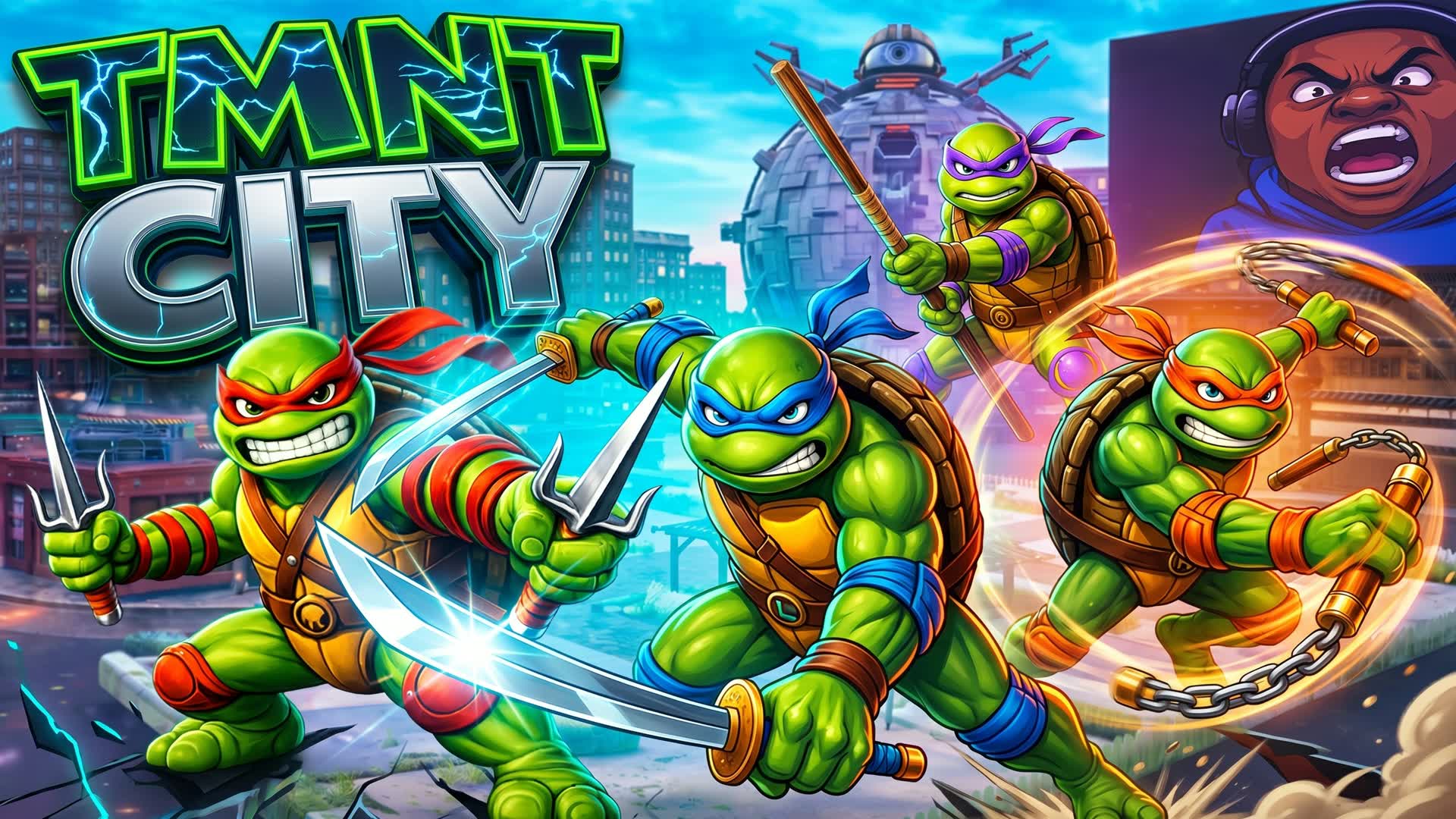 TMNT CITY 🌆 GUN GAME ONE SHOT 🏆