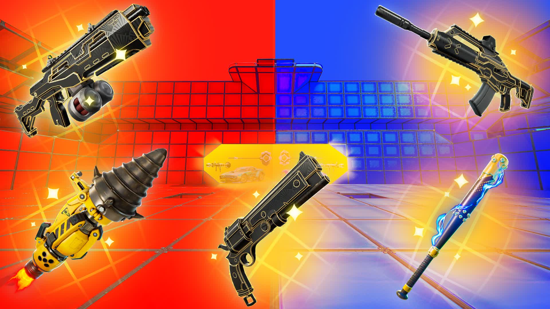 RED VS BLUE 🔴🔵 RANK-UP | ALL GUNS