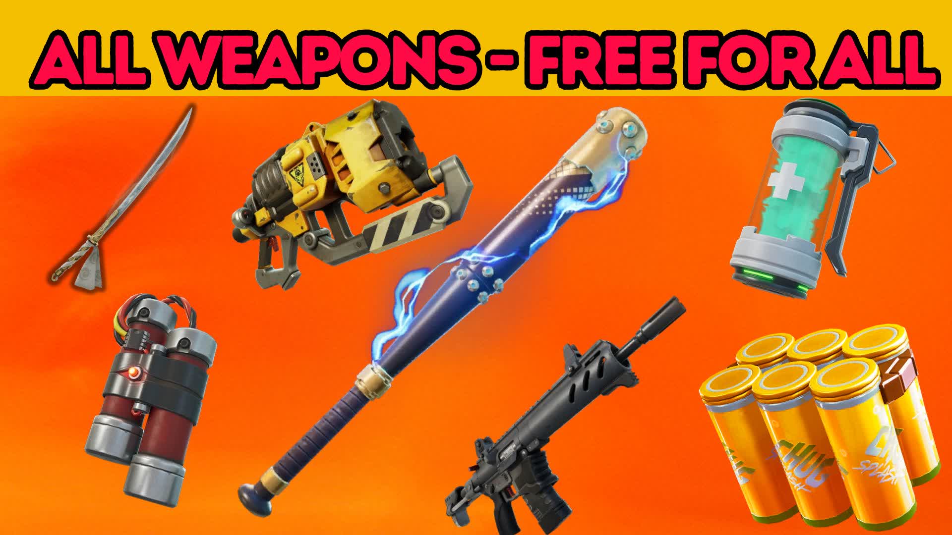 ALL weapons - FREE FOR ALL (all cars)
