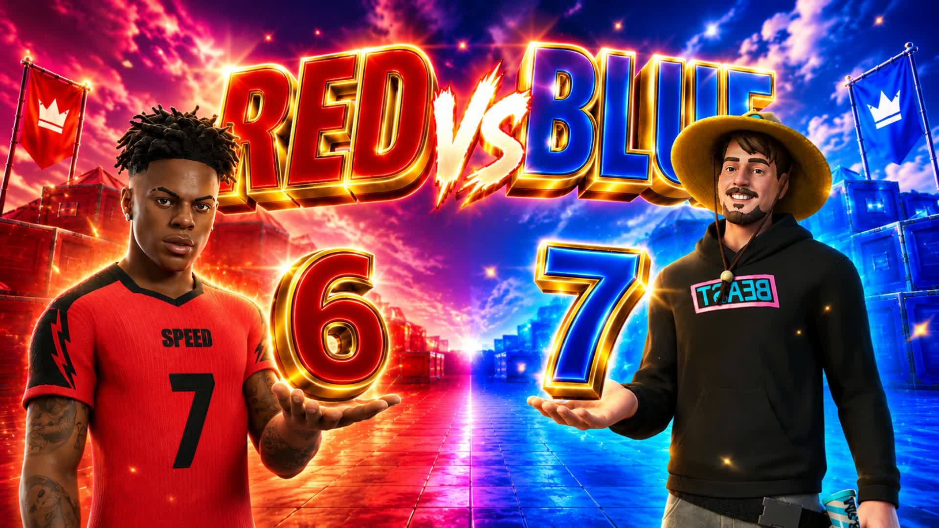 🔴🔵 Red VS Blue 5v5
