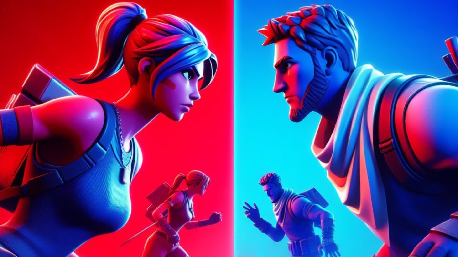 SUPER RED VS BLUE 🔴🔵