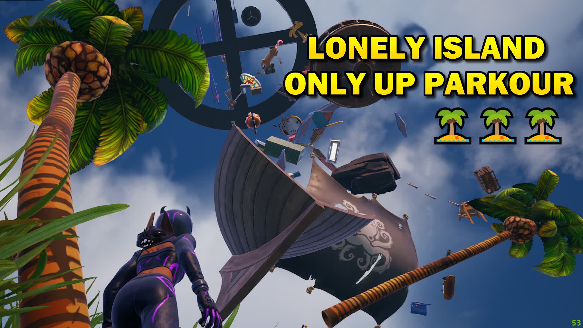 🏝️ ISLAND ONLY UP PARKOUR