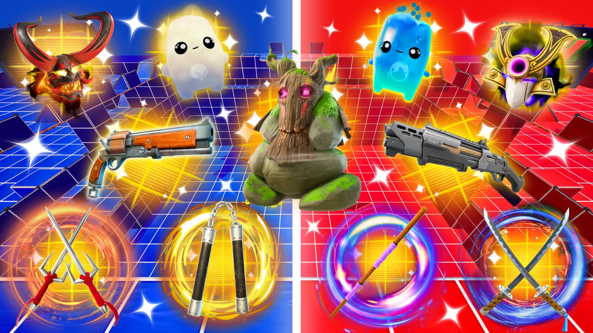 GOAT RED VS BLUE
