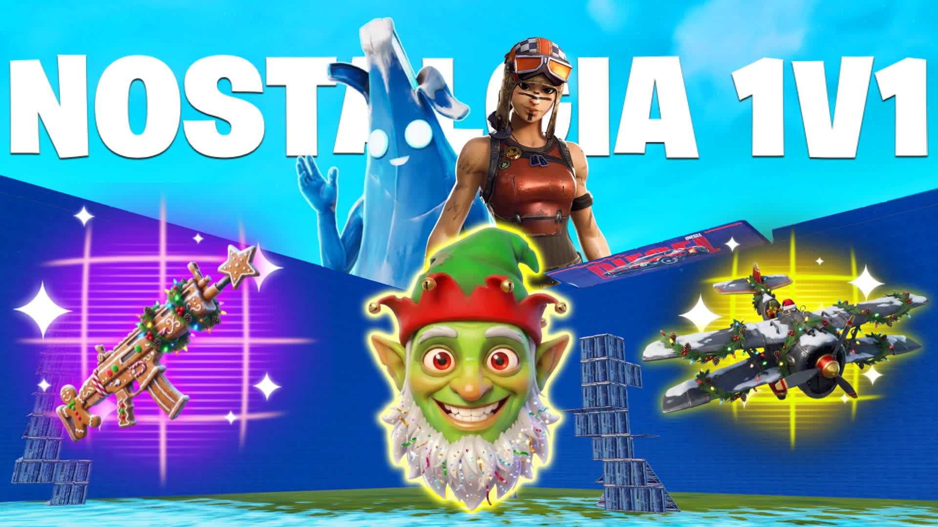 NOSTALGIA 1V1 FFA - ALL GUNS & RIDES