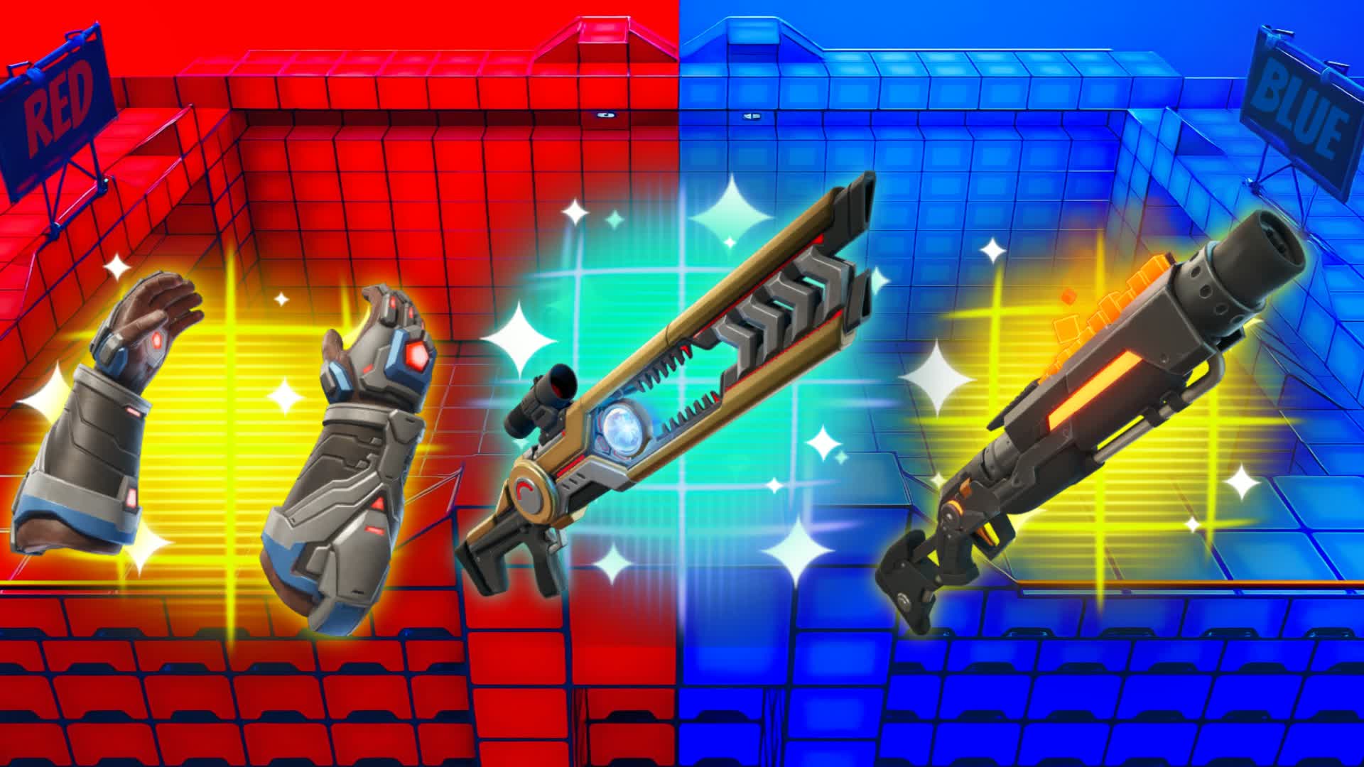 RED VS BLUE SQUID