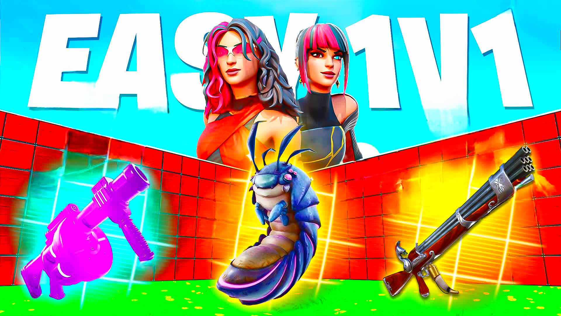 EASY 1V1 ALL GUNS FFA 7167-4410-3795⭐️