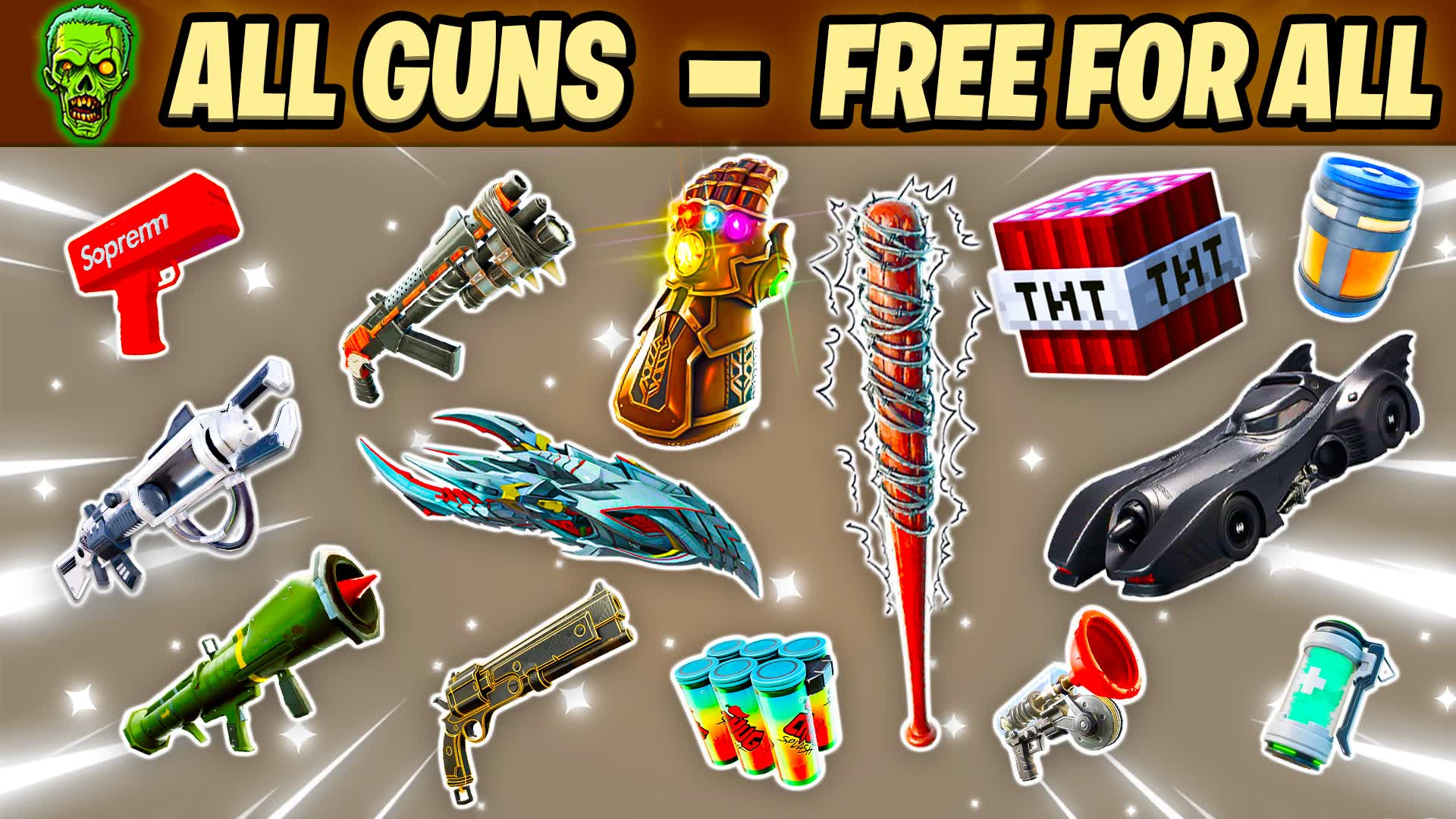 WALKERS ⭐ ALL GUNS - FREE FOR ALL (CARS)