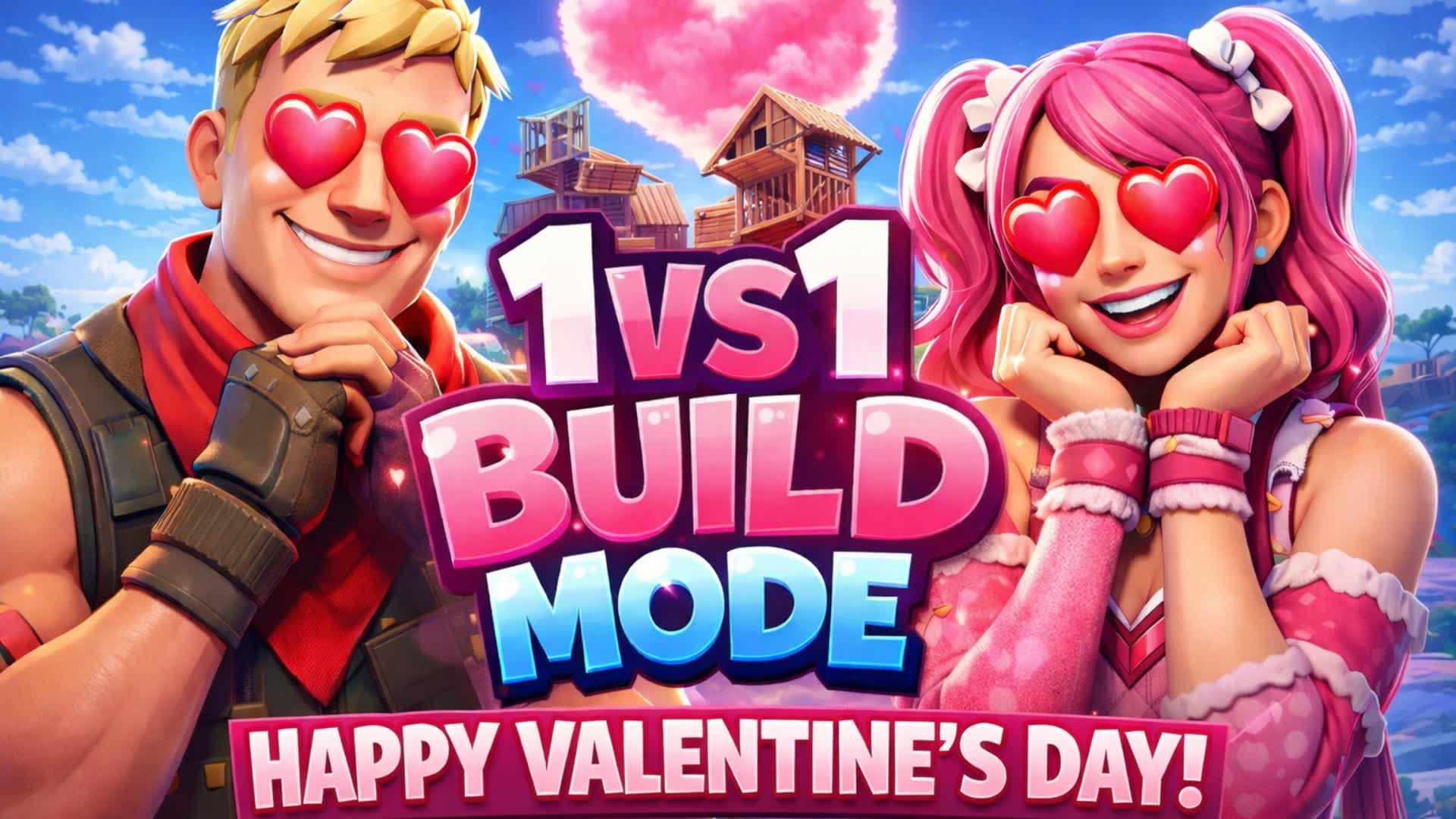 1vs1 Valentine´s day Build Mode