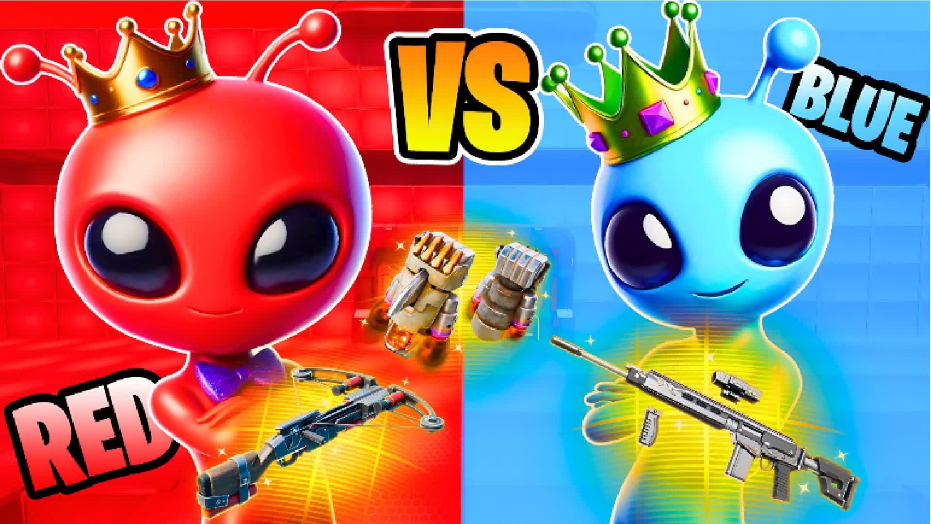 SUPER ALIEN👽 RED 🔴 VS BLUE 🔵