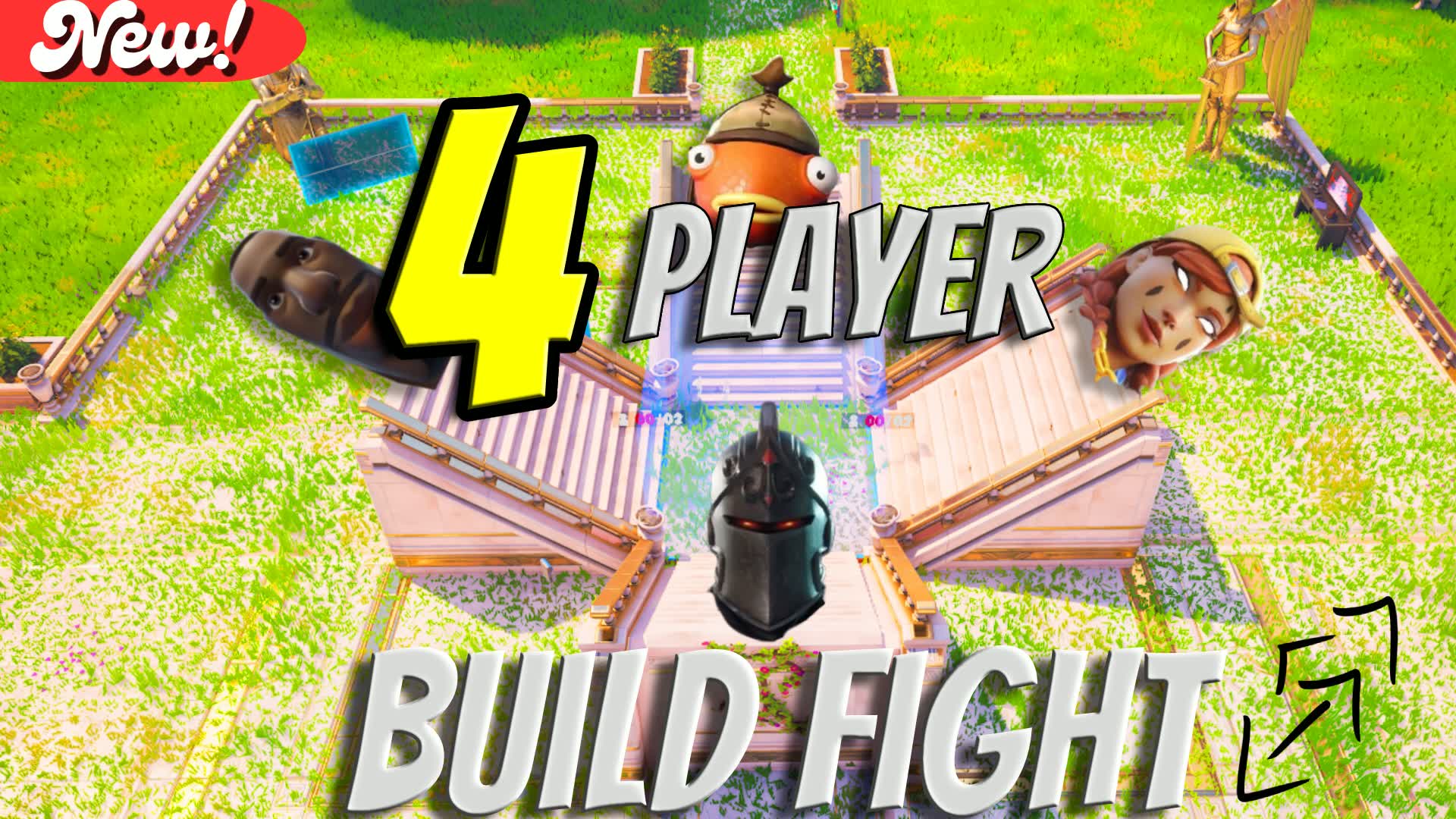 4-player build fight