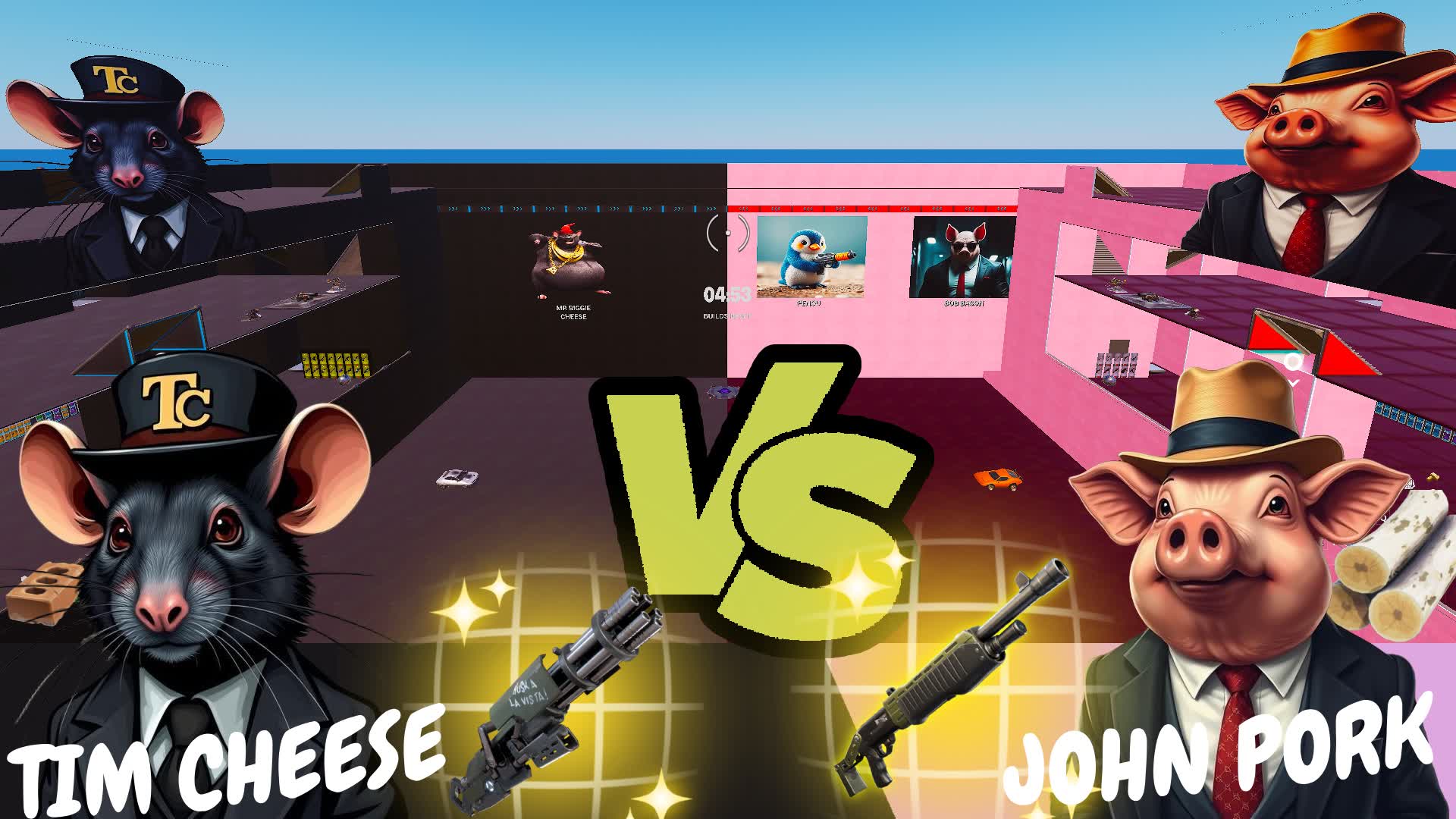 Tim Cheese Vs Jhon Pork