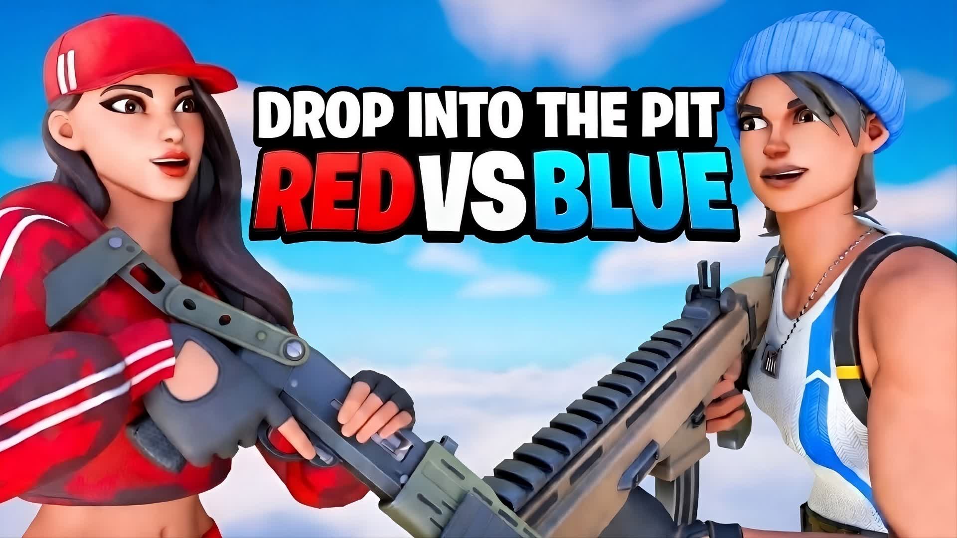 DROP INTO THE PIT RED VS BLUE