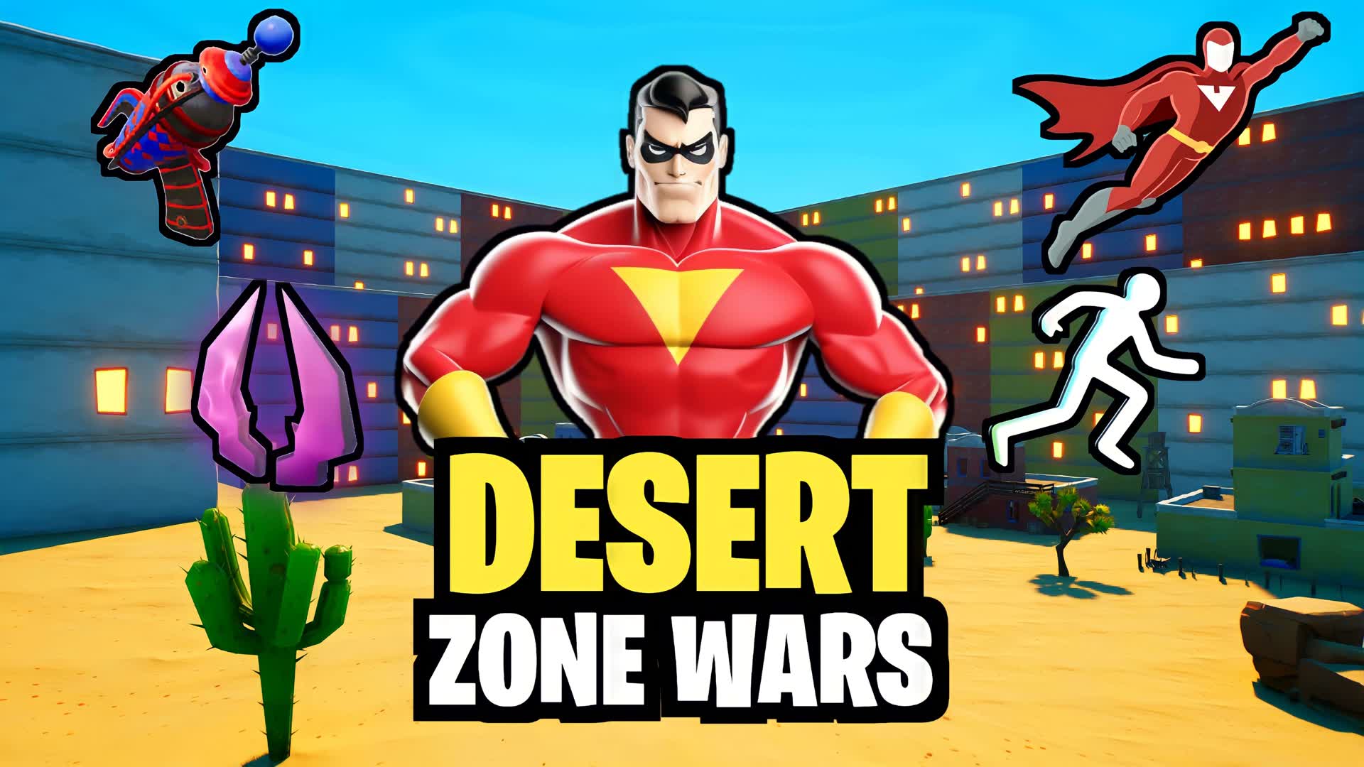 🦸HEROES DESERT ZONE WARS 🌵