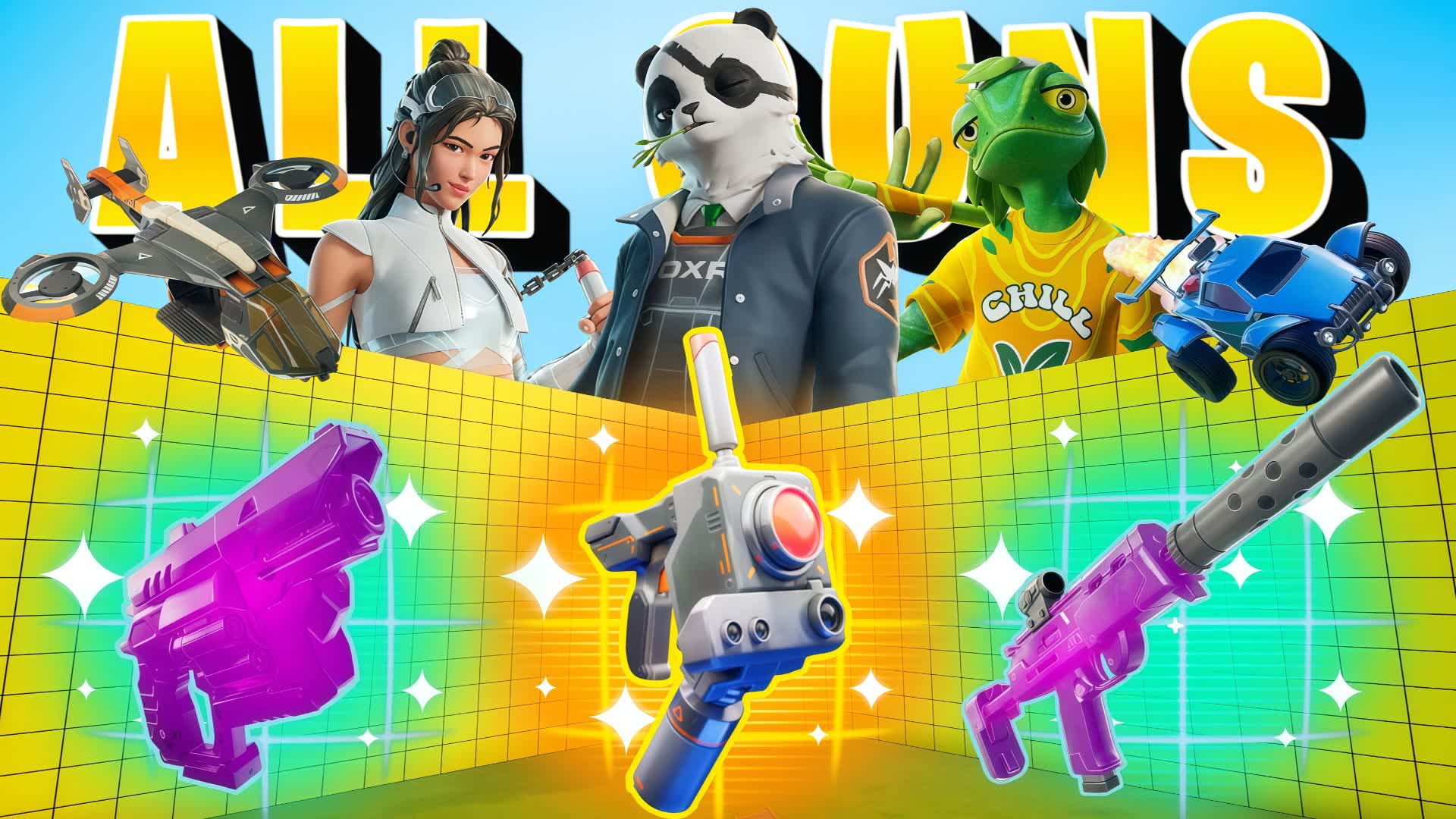 CRAZY 1V1🎯ALLGUNS🎯FREE FOR ALL
