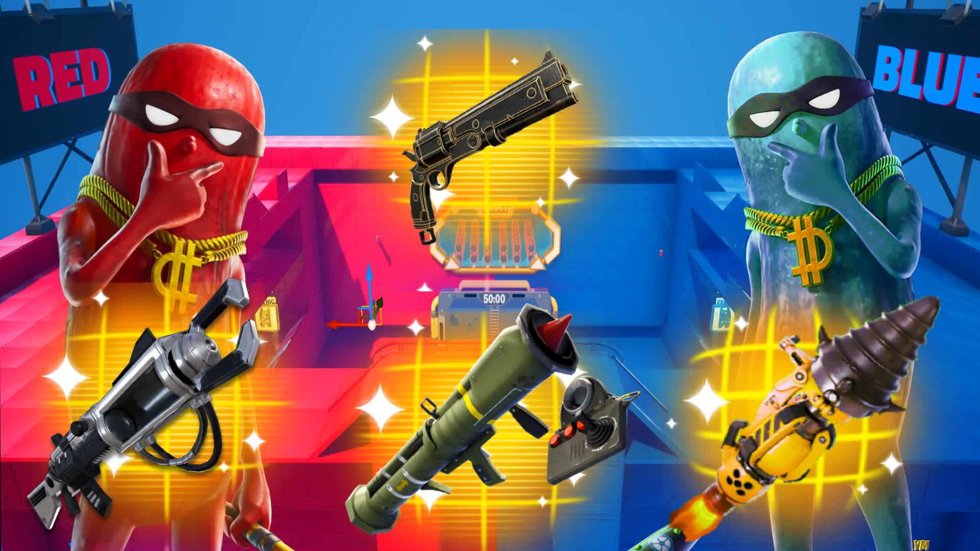 CRAZY RED VS BLUE 🔴🔵